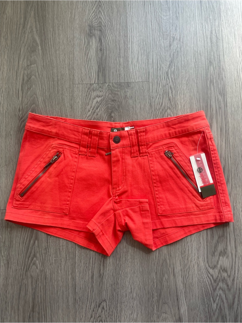 Y2K nwt deadstock split mini shorts